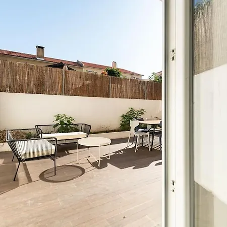 Botanical Design W Terrace For 2 In Uptown Area Apartmán Lisboa